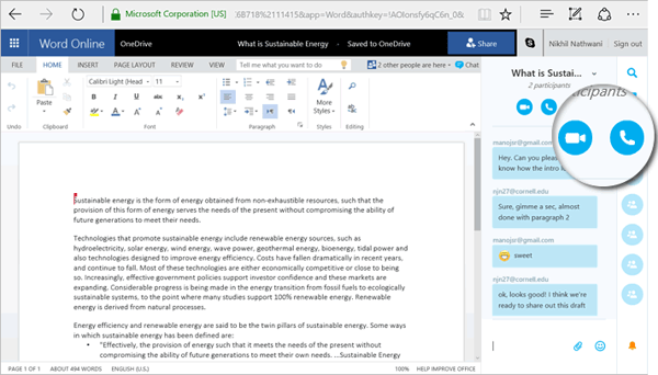Collaboration-in-Office-chat-with-your-co-editors-in-real-time-via-Skype-3b